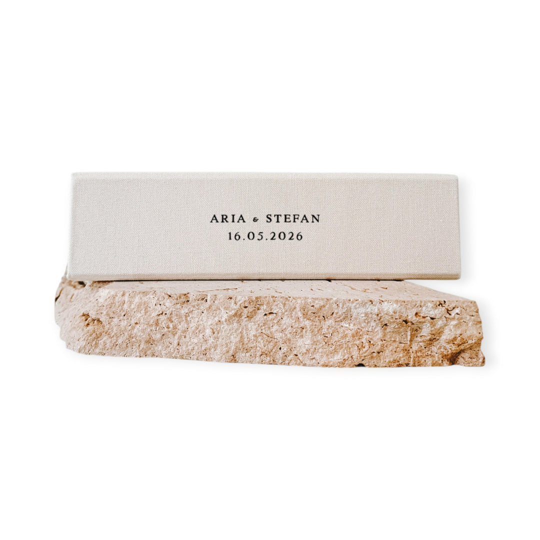 Custom Wedding Photo Album - Linen Wedding Instax Album D03