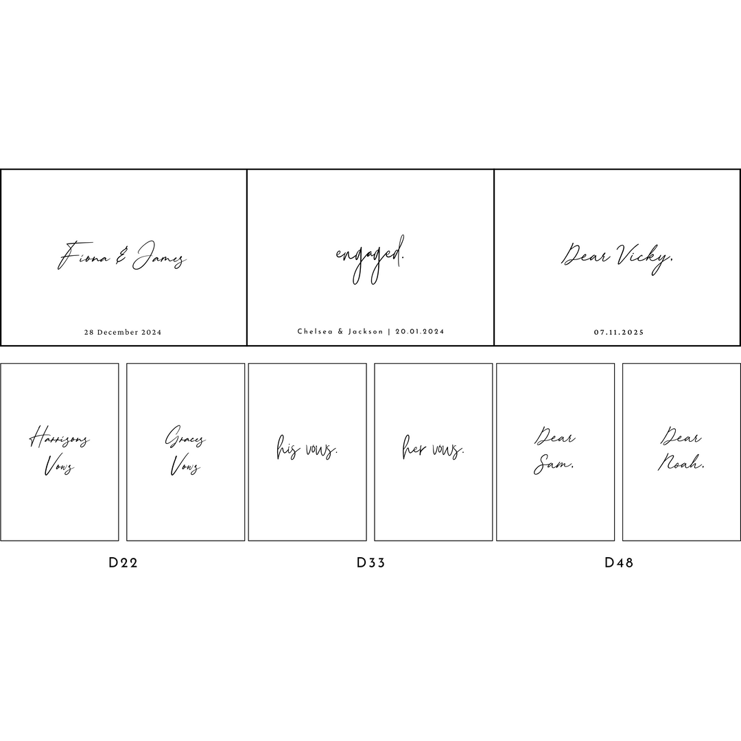 Wedding Guest Book Bundle - Classic Linen Wedding Keepsake & Vow Books Set