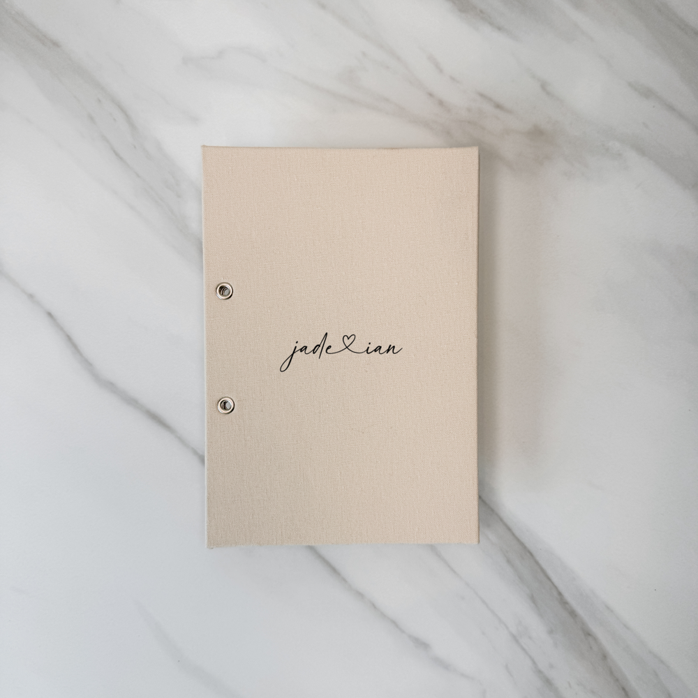 Personalised wedding card organiser