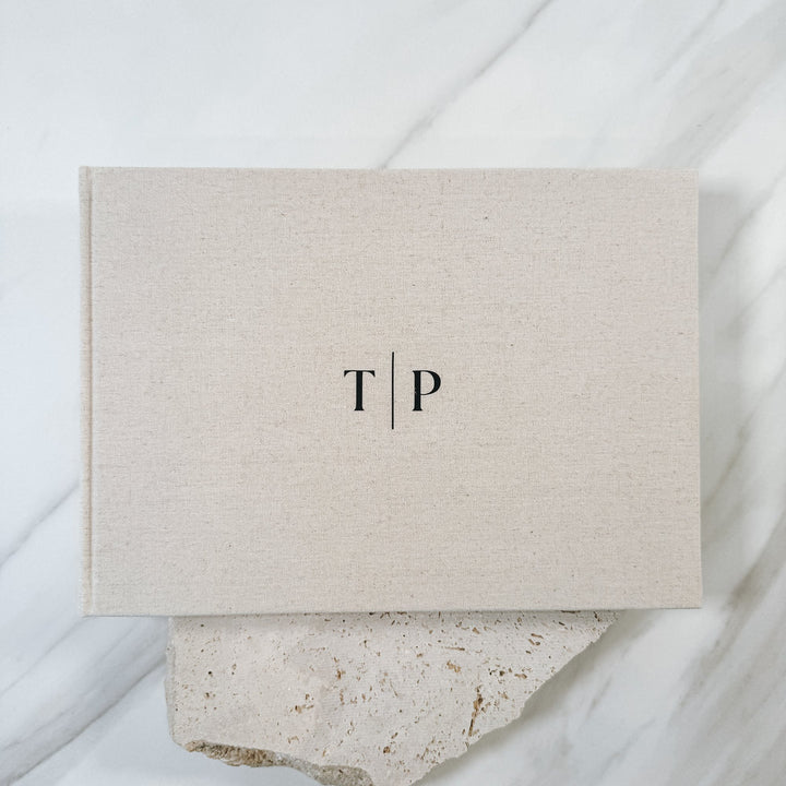 Classic Wedding Reception Guest Book Sand