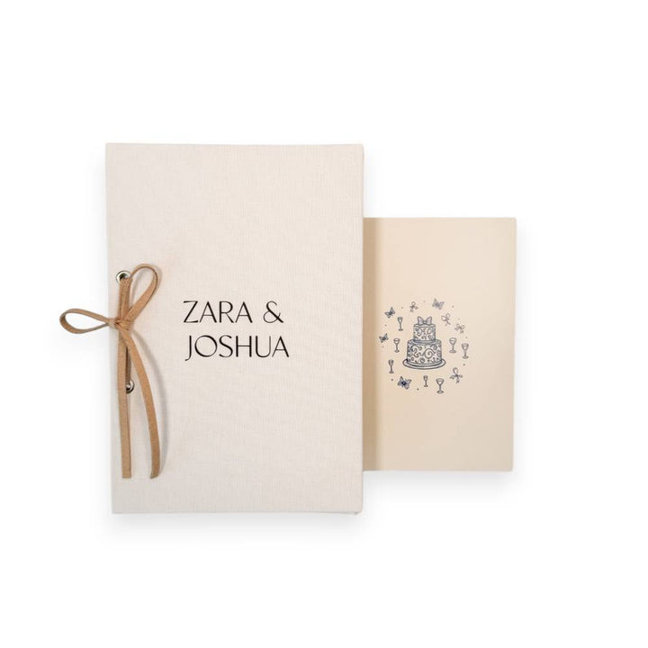 Personalised wedding card organiser