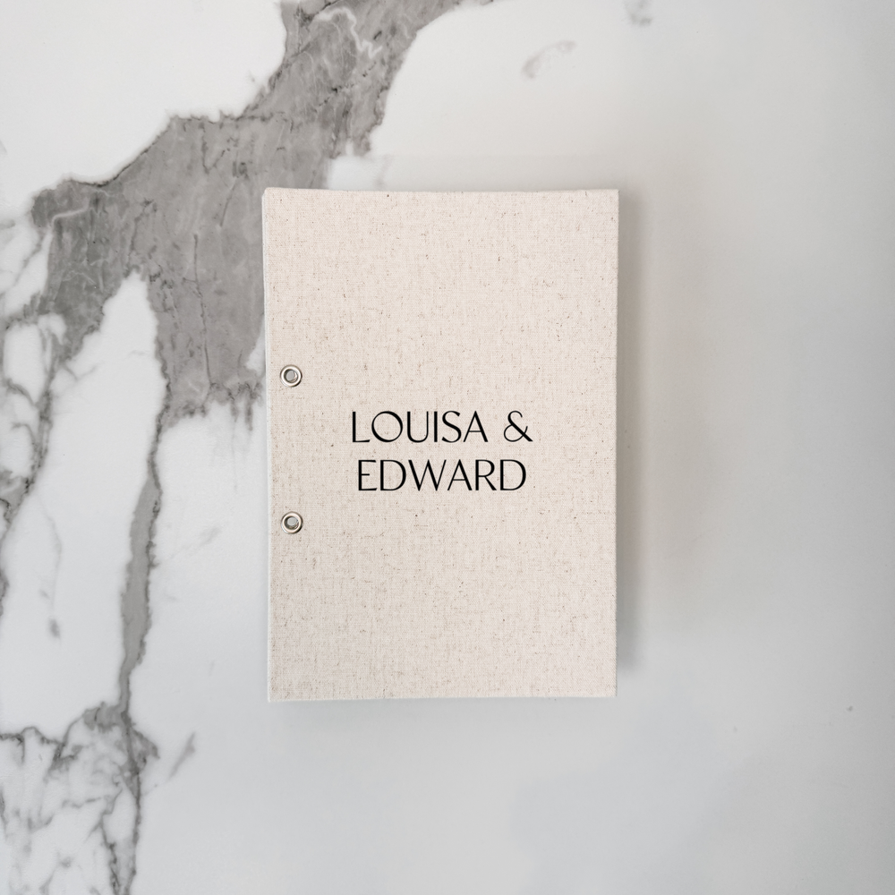 Personalised wedding card organiser