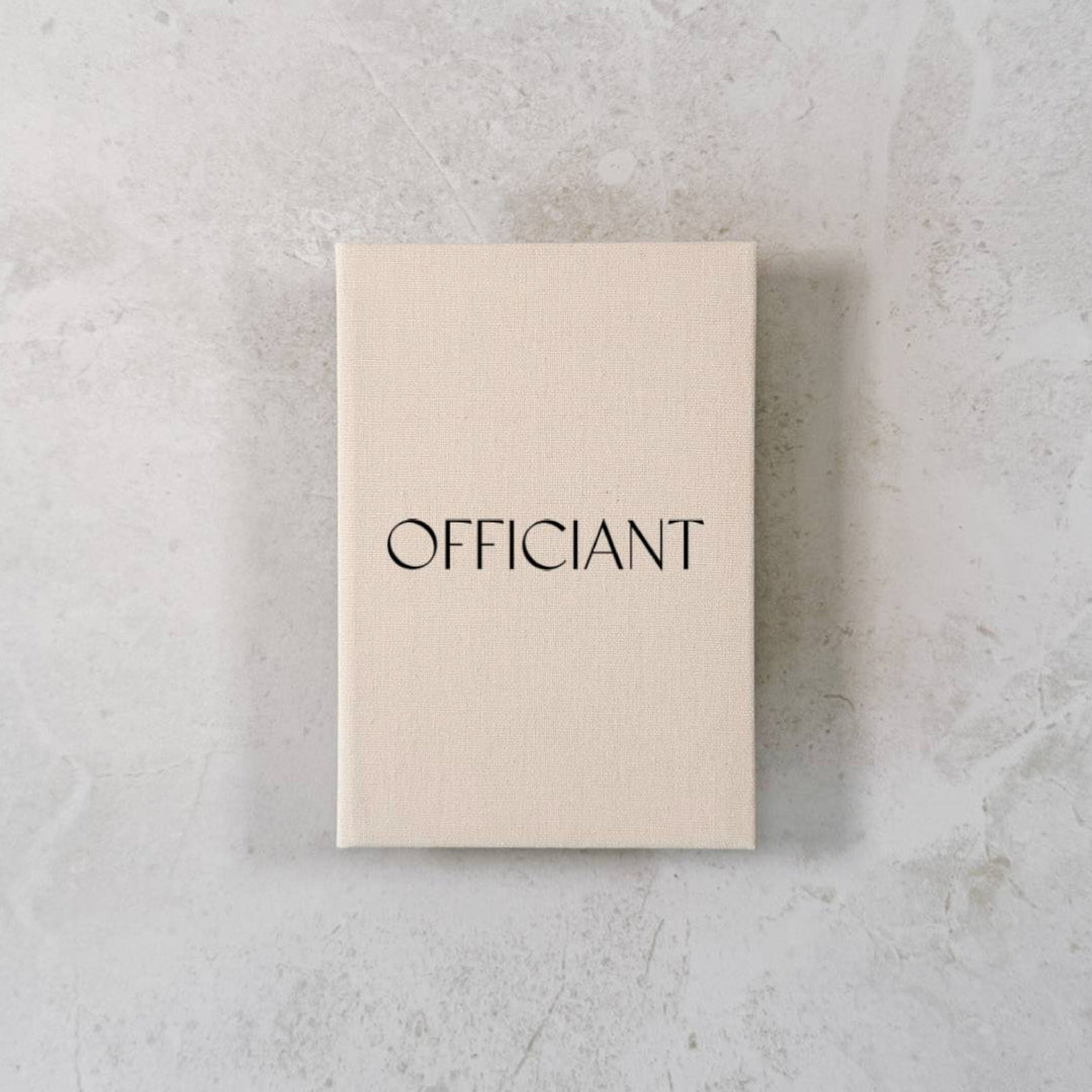 Custom Wedding Vow Books - Linen Vow Books D11