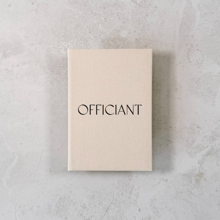 Custom Wedding Vow Books - Linen Vow Books D11