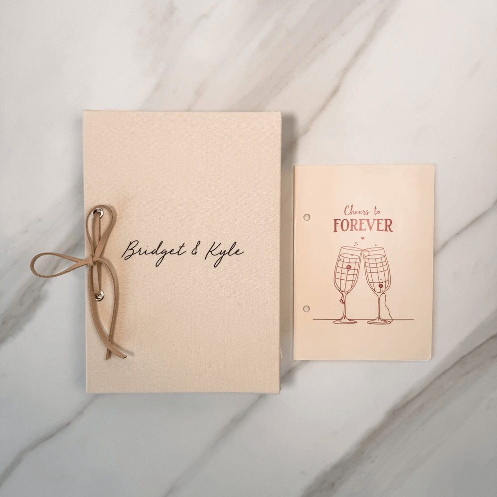 Personalised wedding card organiser