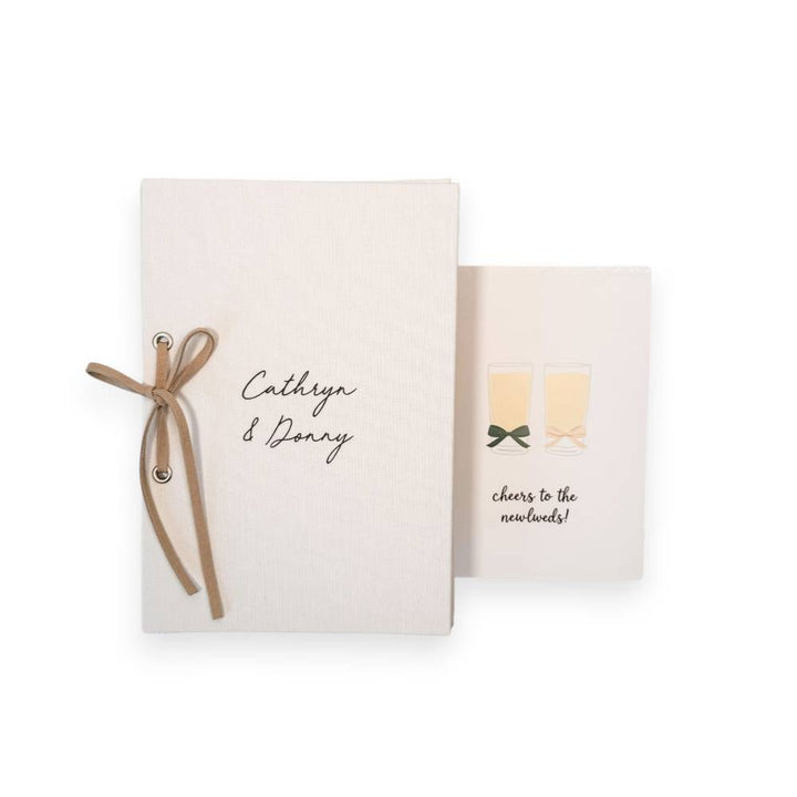 Personalised wedding card organiser