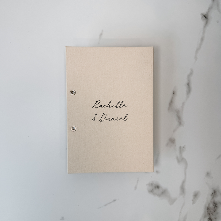 Personalised wedding card organiser