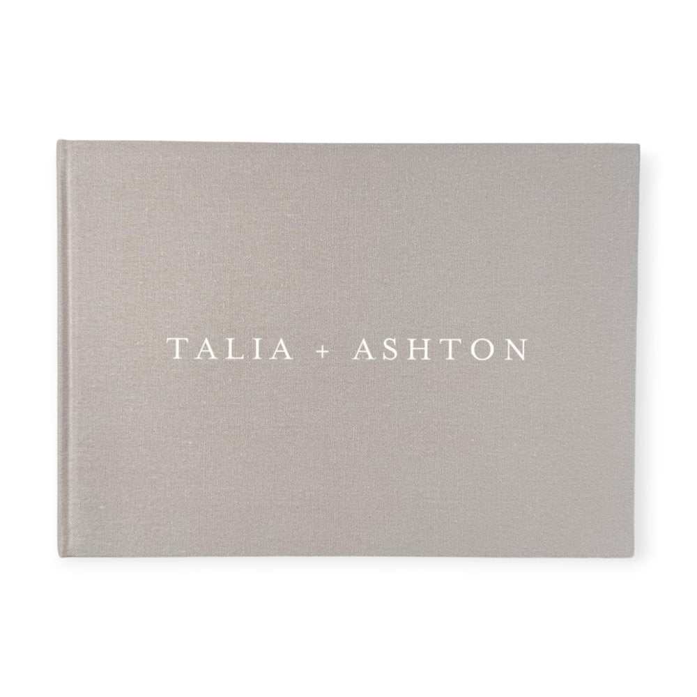 Guest Book for Wedding Reception Grey Colour