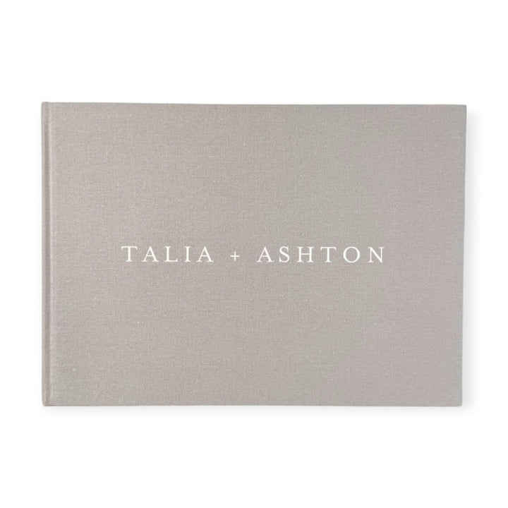 Guest Book for Wedding Reception Grey Colour