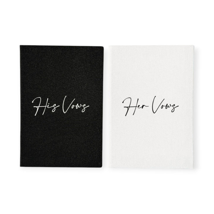 Custom Wedding Vow Books - Linen Vow Books D20