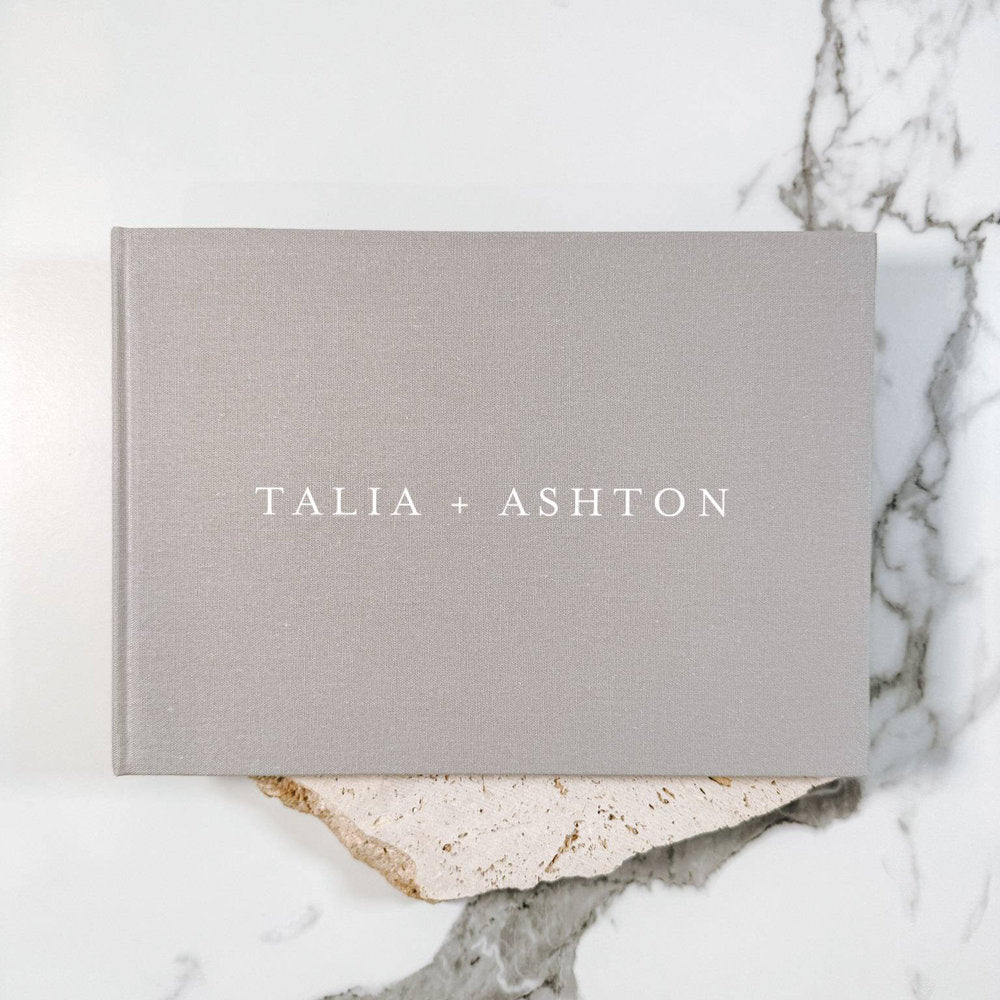 Guest Book for Wedding Reception Grey Colour