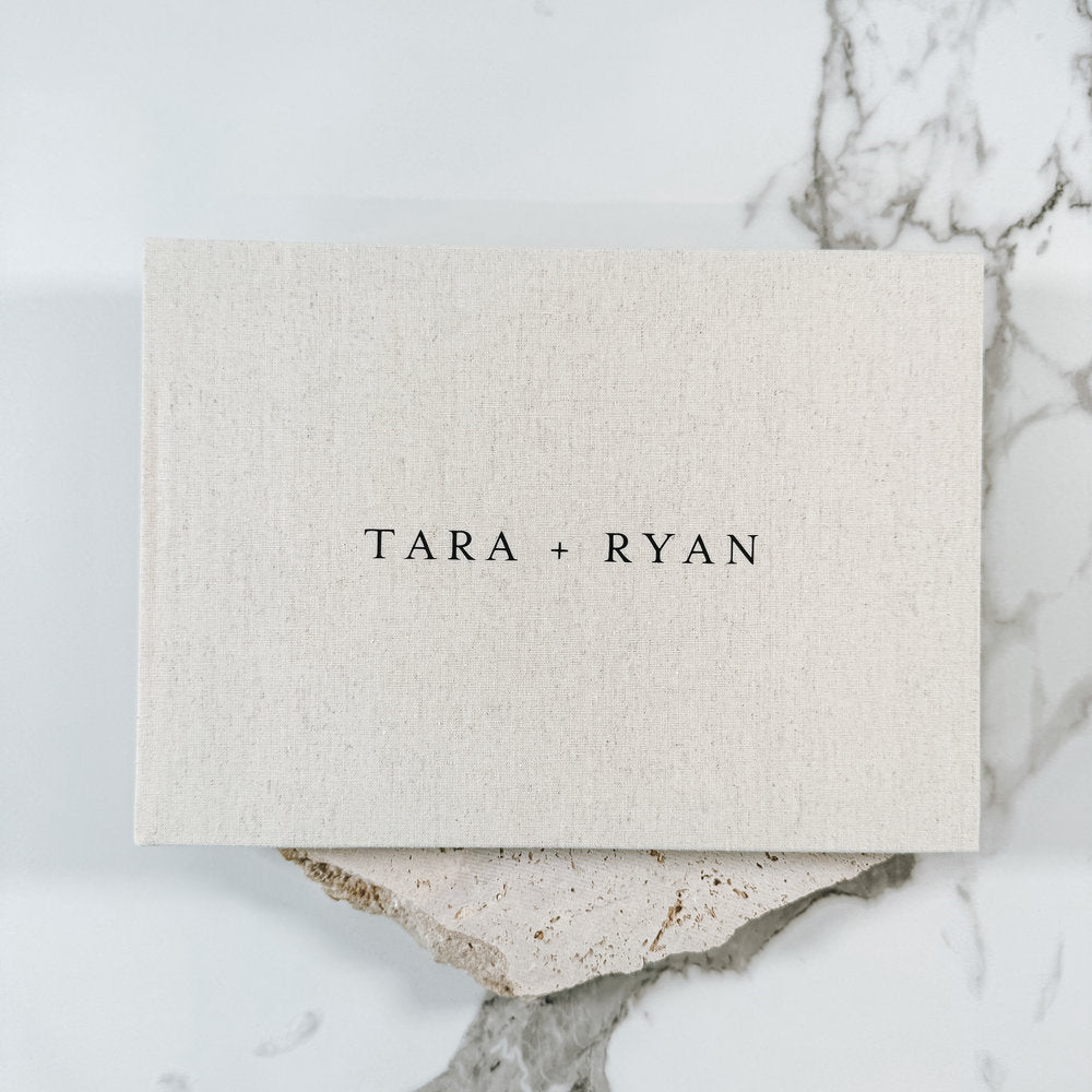 Guest Book for Wedding Reception Sand Colour