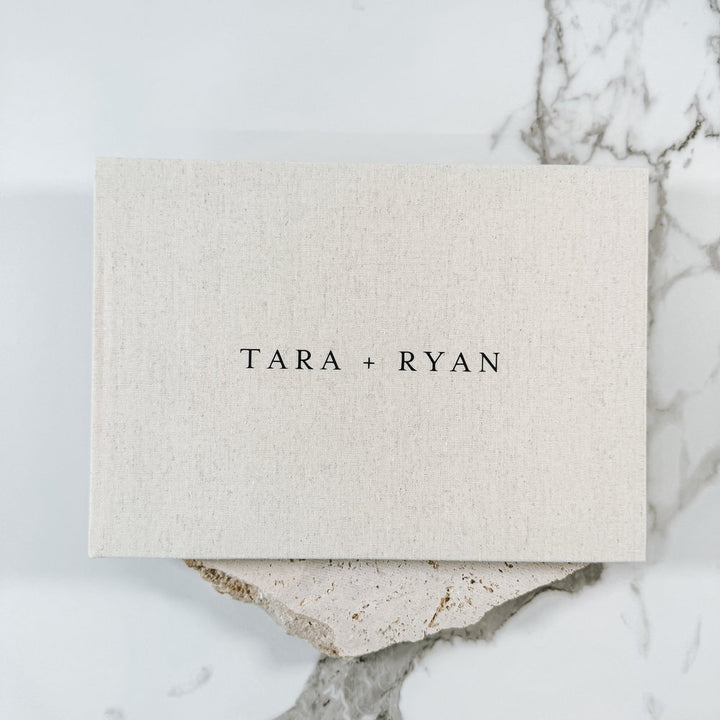 Guest Book for Wedding Reception Sand Colour