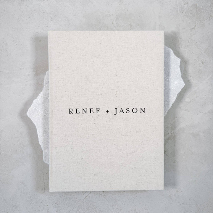 Sand Wedding Guest Book With Custom Names