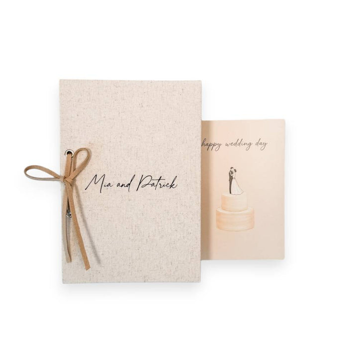 Personalised wedding card organiser