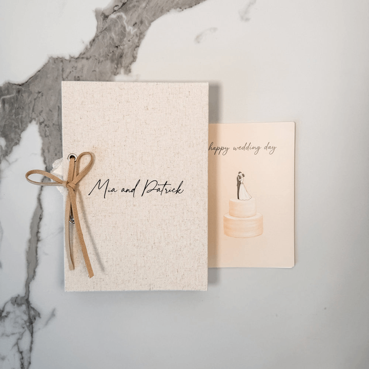 Personalised wedding card organiser
