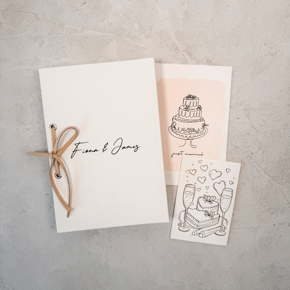 Personalised wedding card organiser