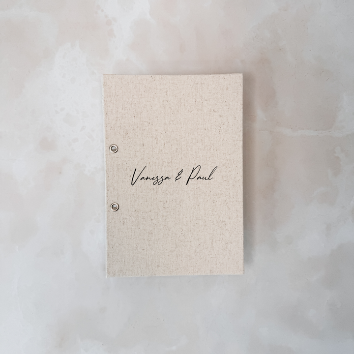 Personalised wedding card organiser