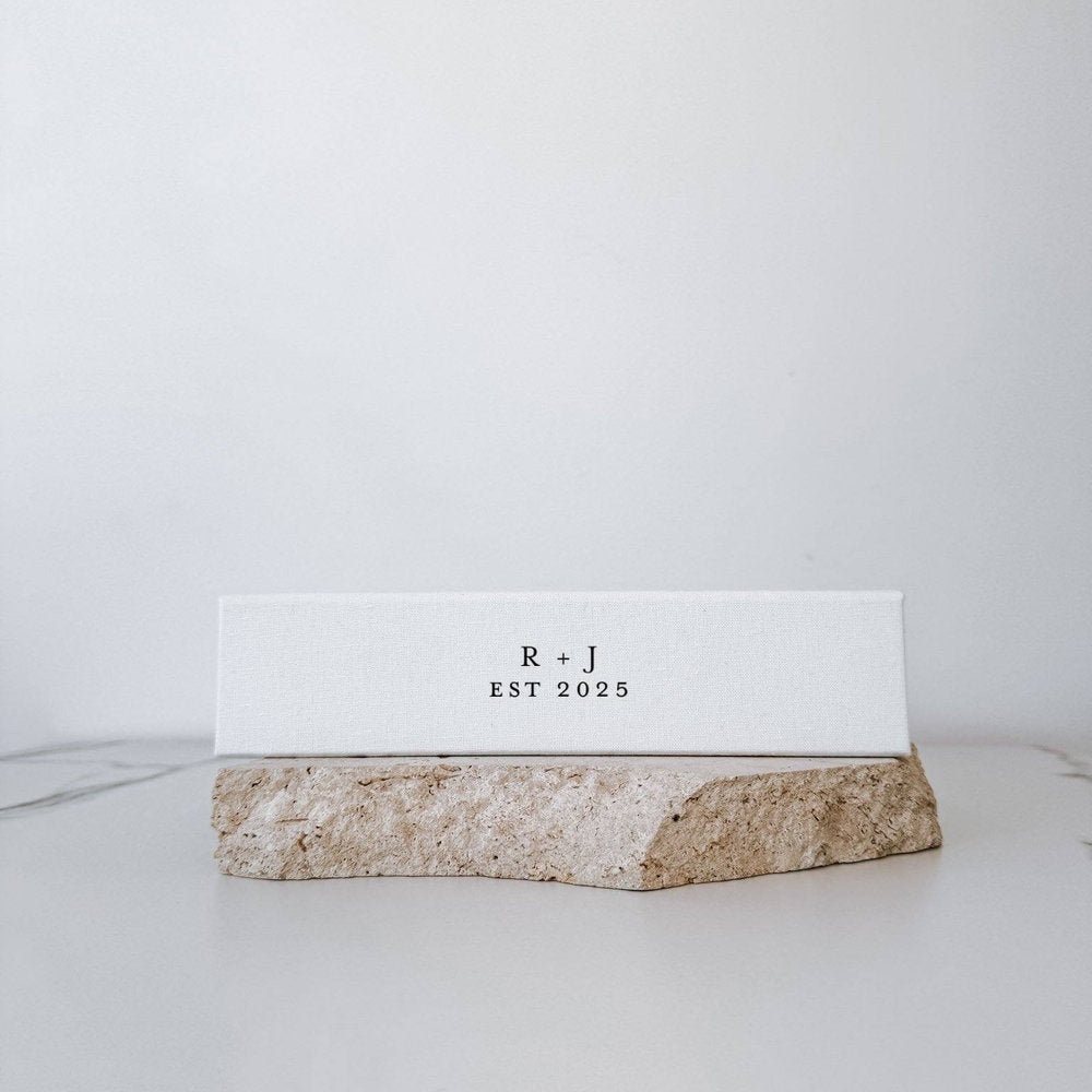 Personalised Text on Photo Album Spine