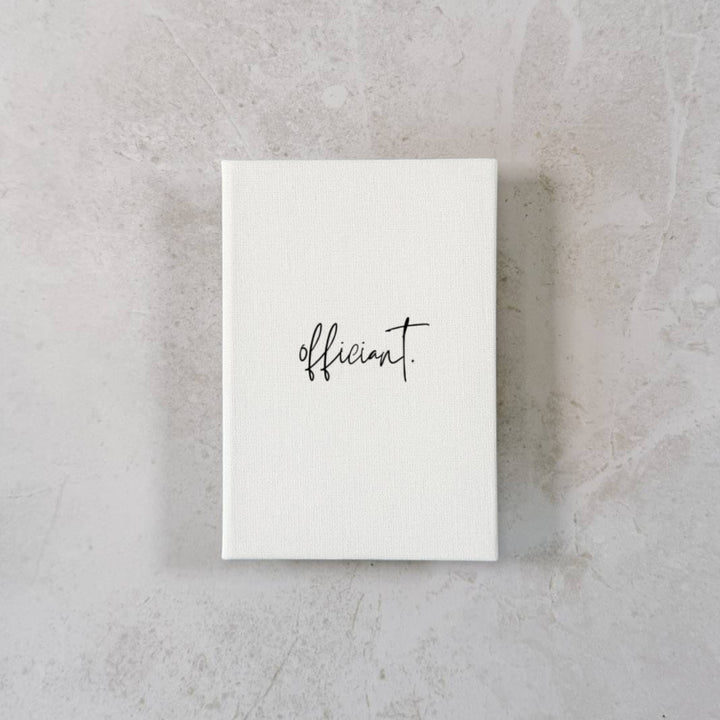 Custom Wedding Vow Books - Linen Vow Books D33