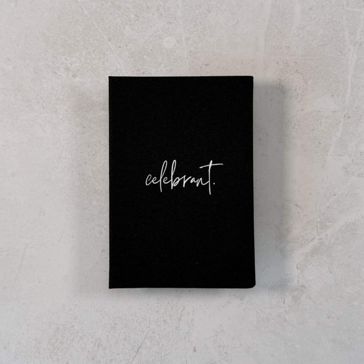 Wedding Officiant Book Linen Celebrant Book D33