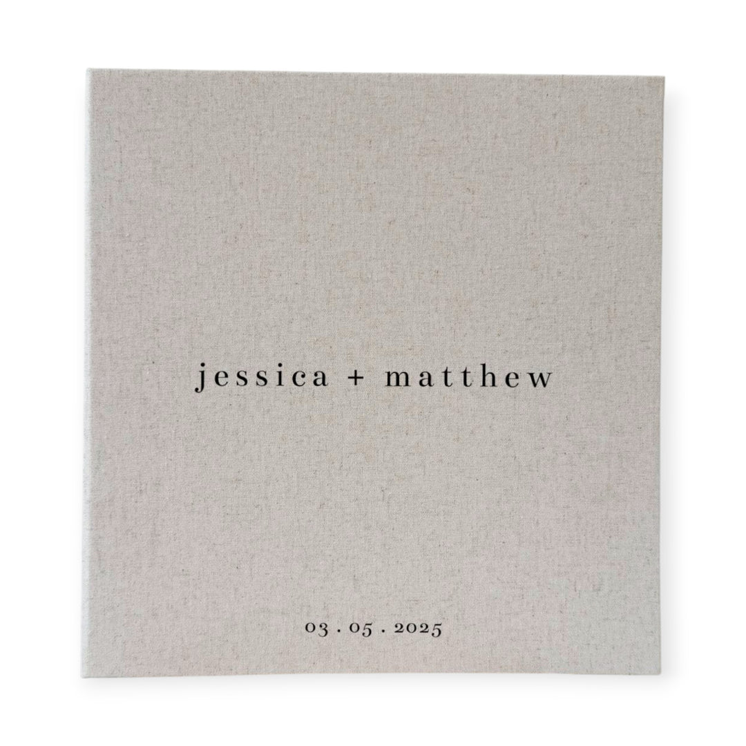 Timeless Wedding Photo Album Self-Adhesive Sand