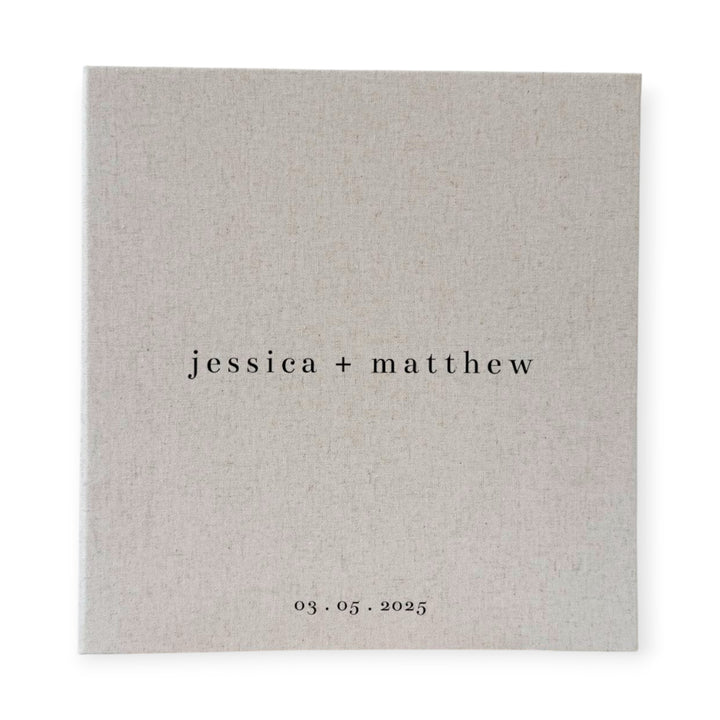 Timeless Wedding Photo Album Self-Adhesive Sand