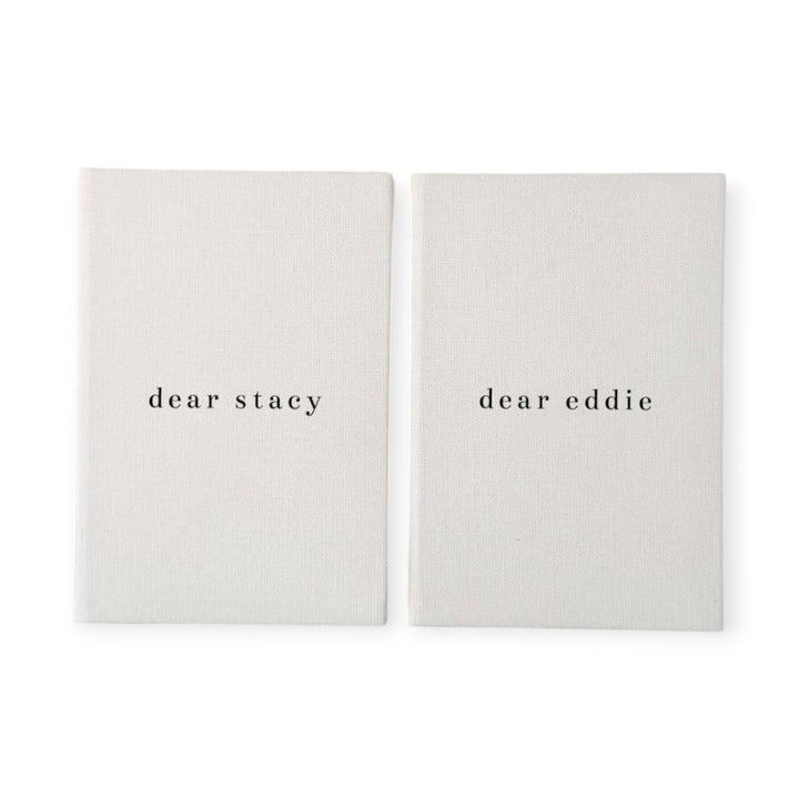 His and hers wedding vow books