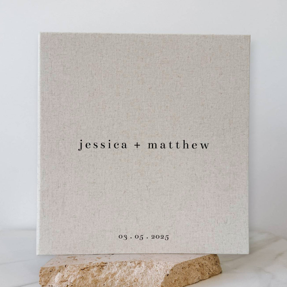 Timeless Wedding Photo Album Self-Adhesive Sand