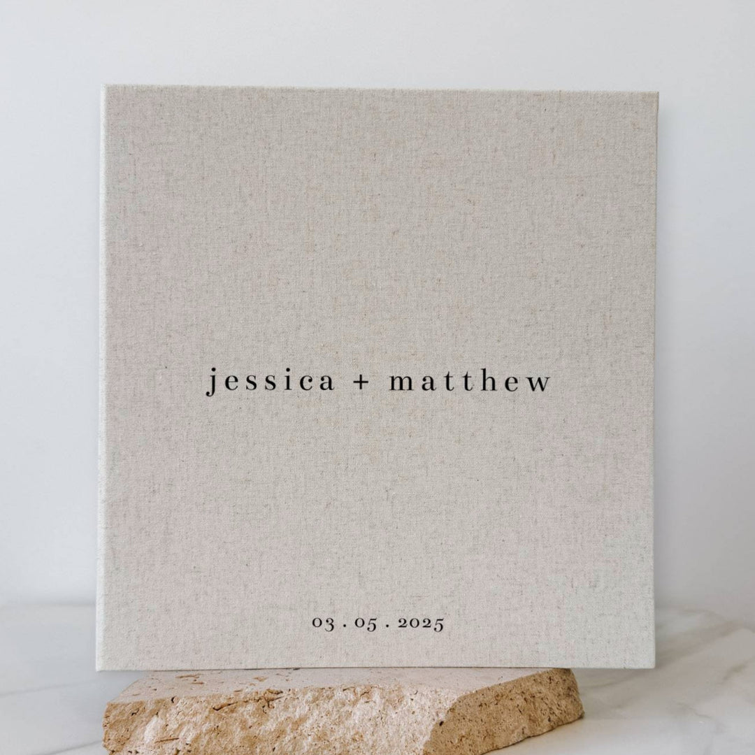 Timeless Wedding Photo Album Self-Adhesive Sand