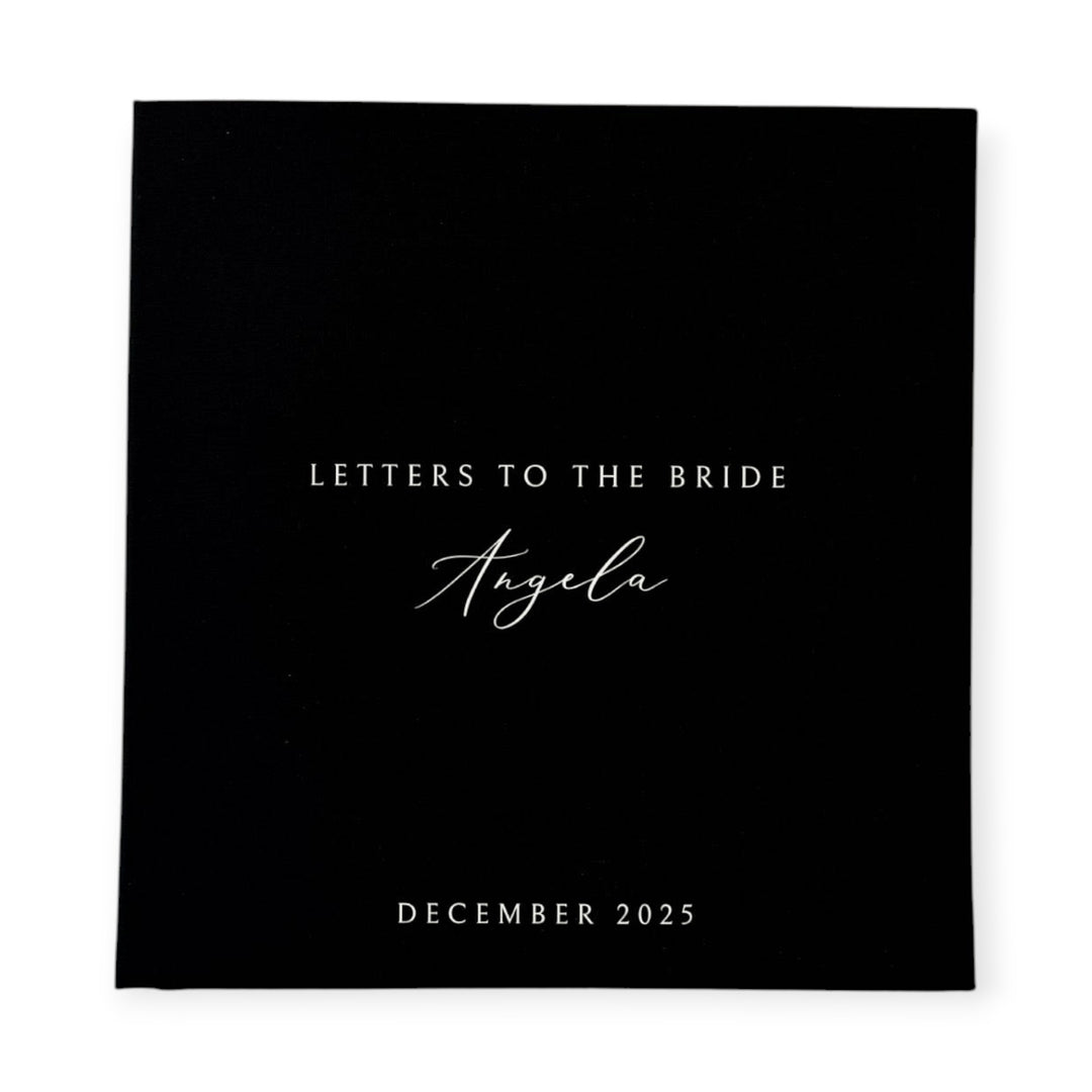 Classic Letters to the Bride Album Self-Adhesive Ivory Linen