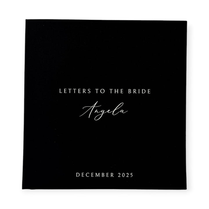 Classic Letters to the Bride Album Self-Adhesive Ivory Linen