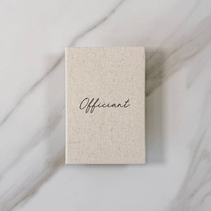 Custom Wedding Vow Books - Linen Vow Books D48