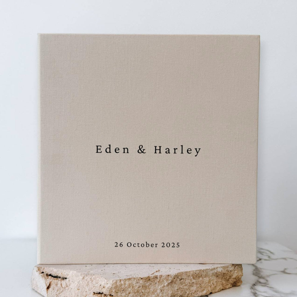 Personalised Wedding Photo Album Self-Adhesive Sand