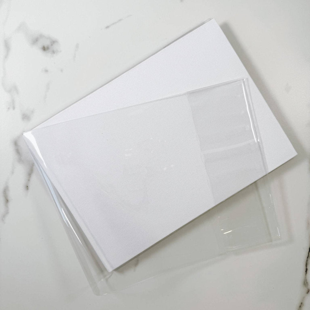 Clear Plastic Cover For Wedding Guest Book A4