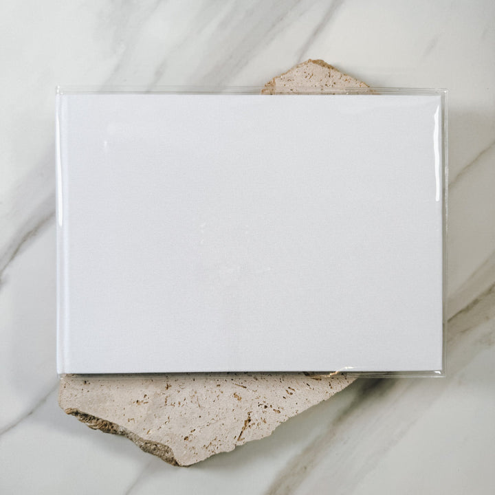 Clear PVC Plastic Cover For Wedding Guest Books