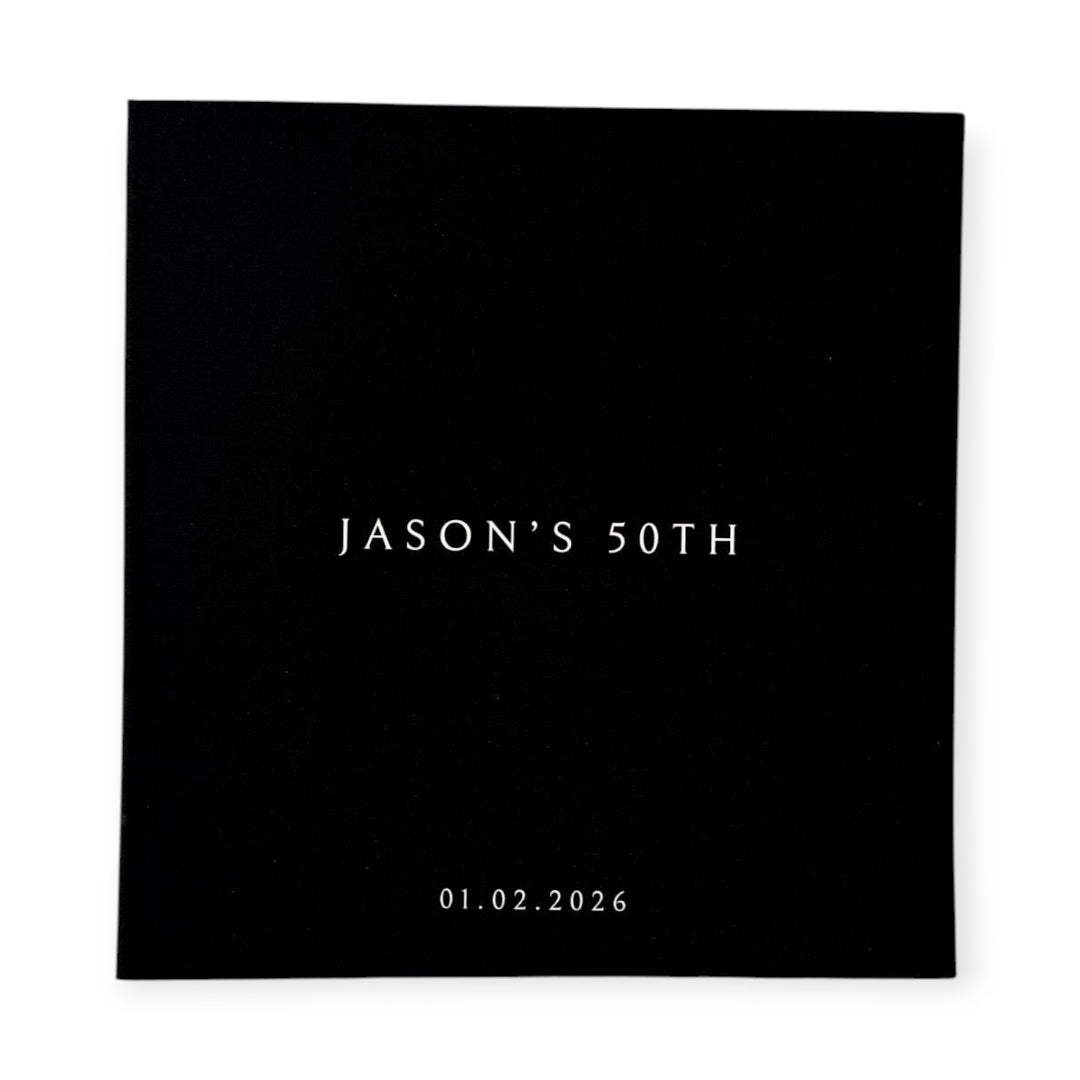 Birthday Photo Album Self-Adhesive Almond Linen