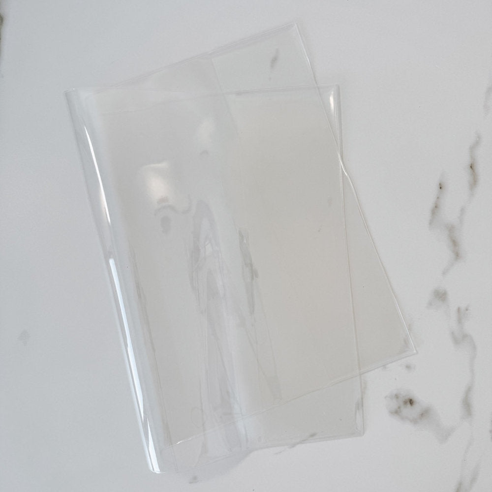 Transparent PVC Cover For Wedding Guest Book A4