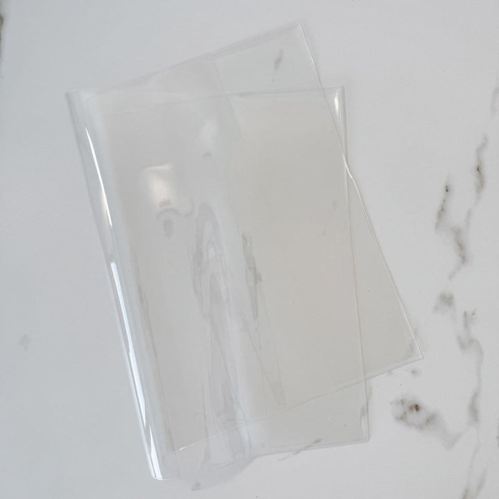 Transparent PVC Cover For Wedding Guest Book A4