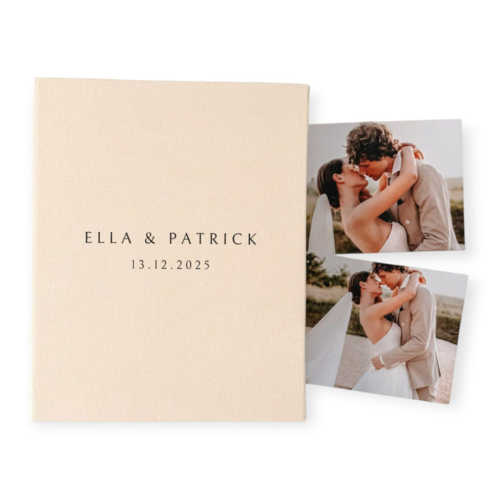 Wedding Photo Album Timeless Linen Finish Sage