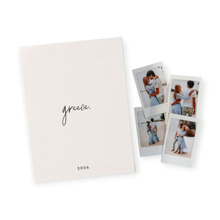 Custom Travel Photo Album - Linen Travel Instax Album D80