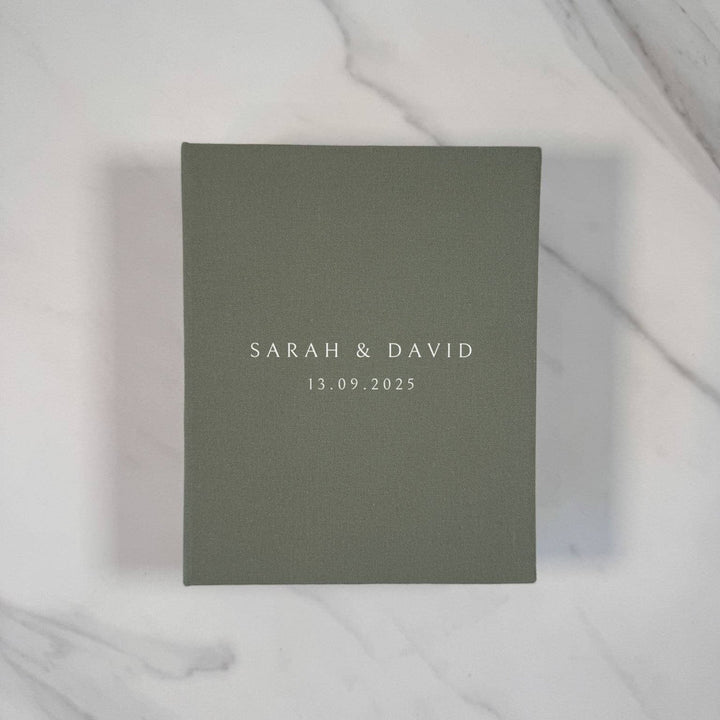 Wedding Photo Album Timeless Linen Finish Ivory