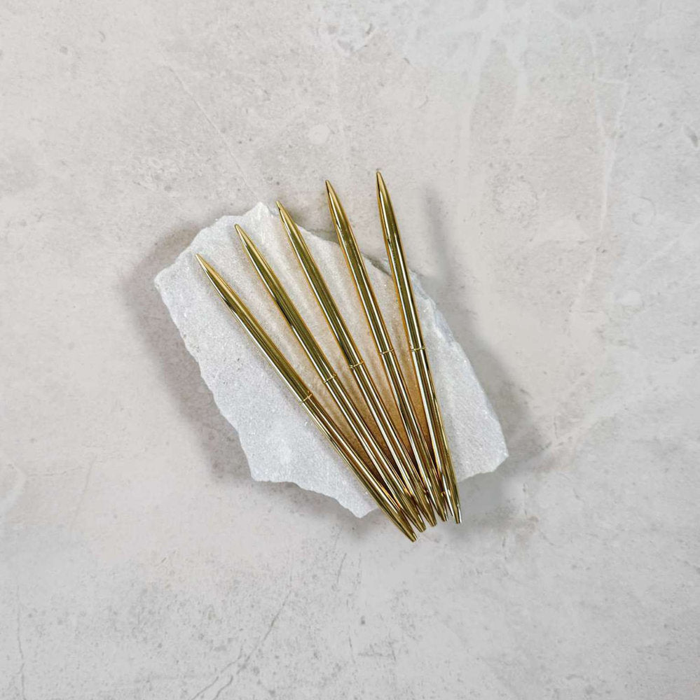 Gold Ballpoint Pen for Wedding Guest Books