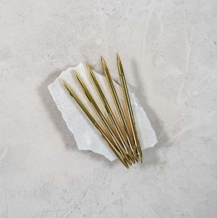 Gold Ballpoint Pen for Wedding Guest Books