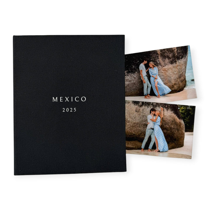 Classic Travel Photo Album Linen Finish Ivory