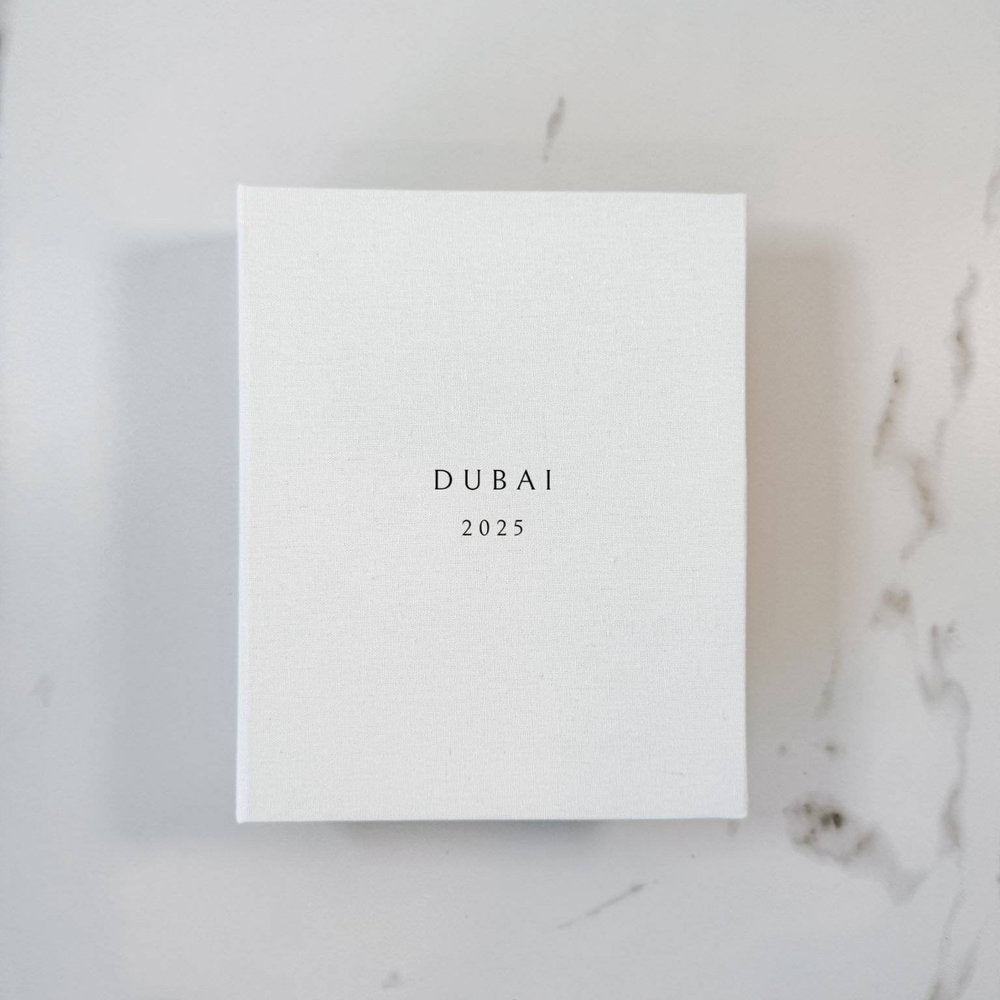 Classic Travel Photo Album Linen Finish Ivory