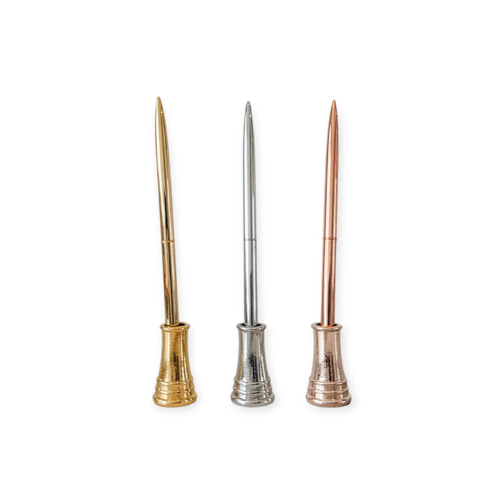 Guest Book Pen Set with Stand - Smudge Proof Writing Pen