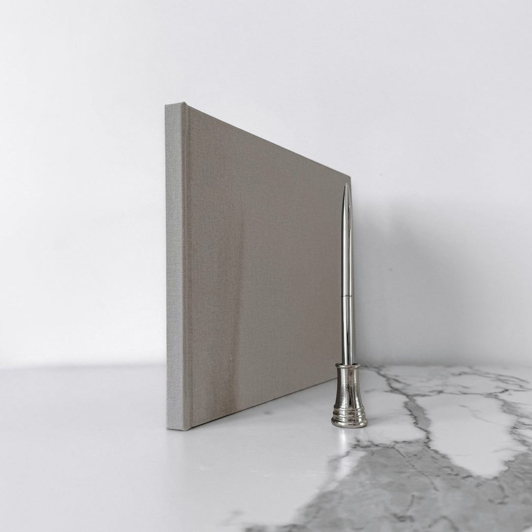 Guest Book Pen Set with Stand - Smudge Proof Writing Pen