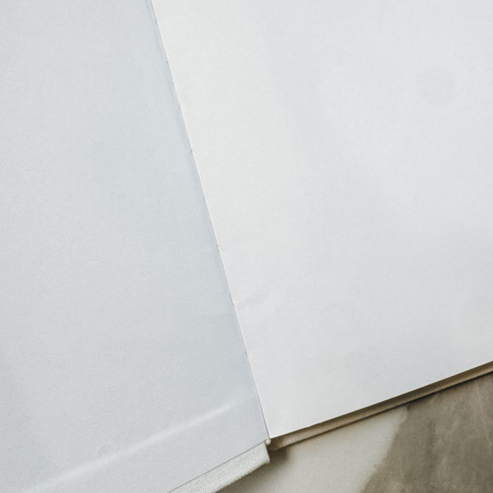 Personalised wedding guest book linen cover