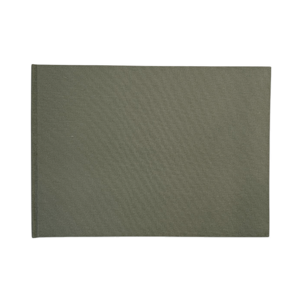 Wedding Guest Book SECONDS Linen Landscape